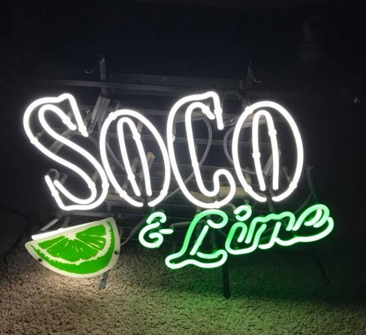 Southern Comfort Soco Lime Neon Sign